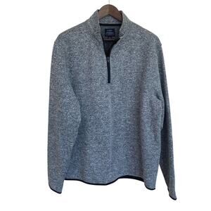J. Crew Gray 1/4 Zip Authentic Fleece - XL - Great Condition